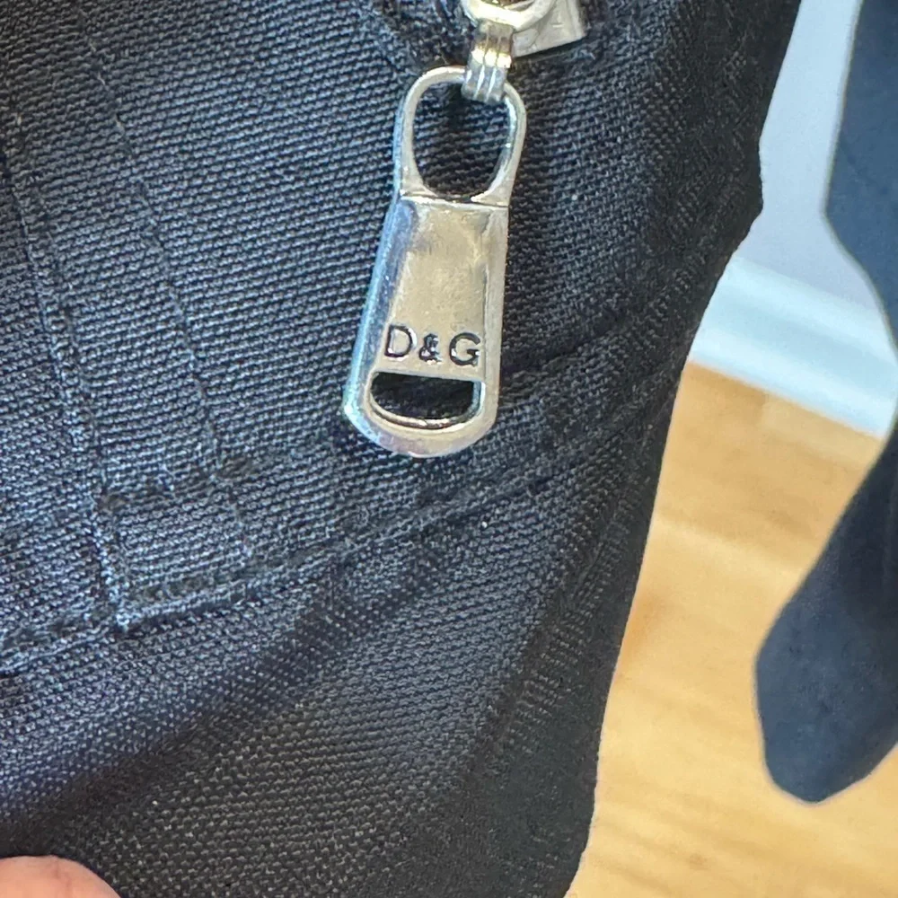 Dolce & Gabbana Black Belted Jacket – Women’s Size XL - Picture 6 of 9